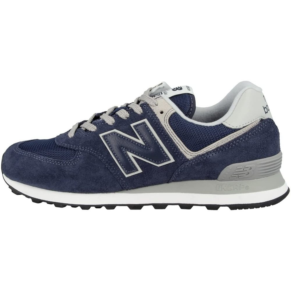 NEW BALANCE MEN'S 574 V2 EVERGREEN SNEAKER, BLACK IRIS/BLACK IRIS, 9